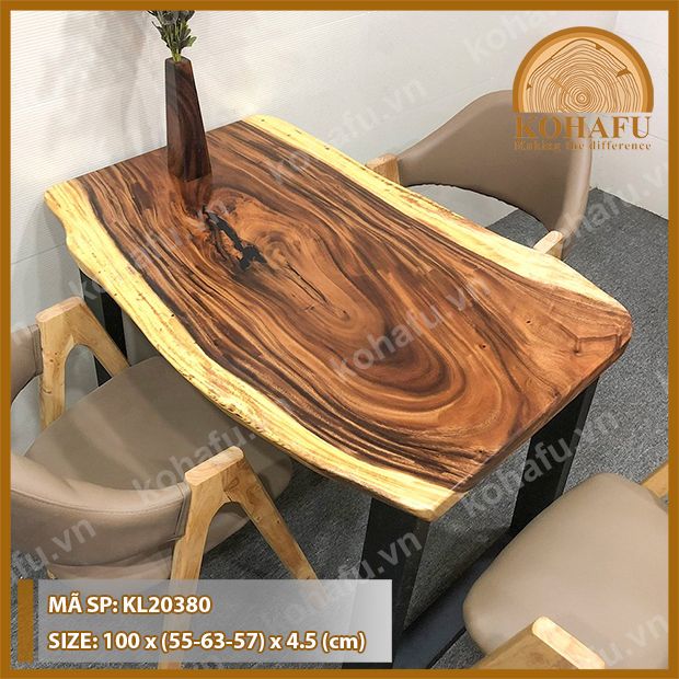 MẶT BÀN DÀI GỖ ME TÂY KL20380