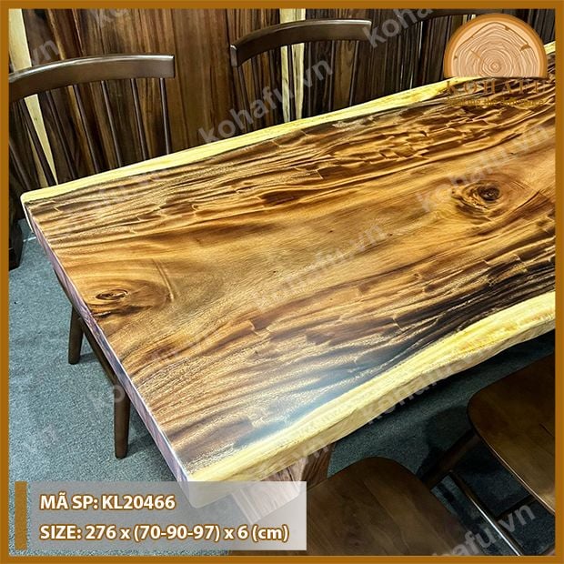 MẶT BÀN DÀI GỖ ME TÂY KL20466
