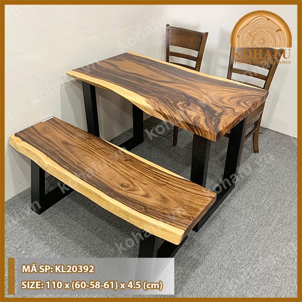 MẶT BÀN DÀI GỖ ME TÂY KL20392