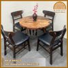 MẶT BÀN TRÒN GỖ ME TÂY KR20215