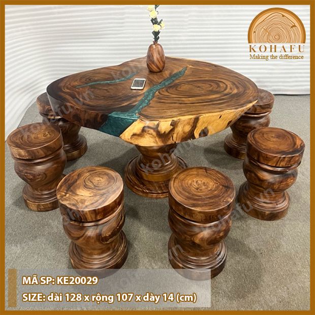 Round Epoxy Table KE20029