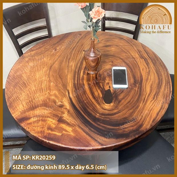 BỘ BÀN TRÒN 6 GHẾ KR20259