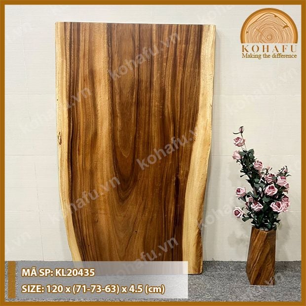 MẶT BÀN DÀI GỖ ME TÂY KL20435