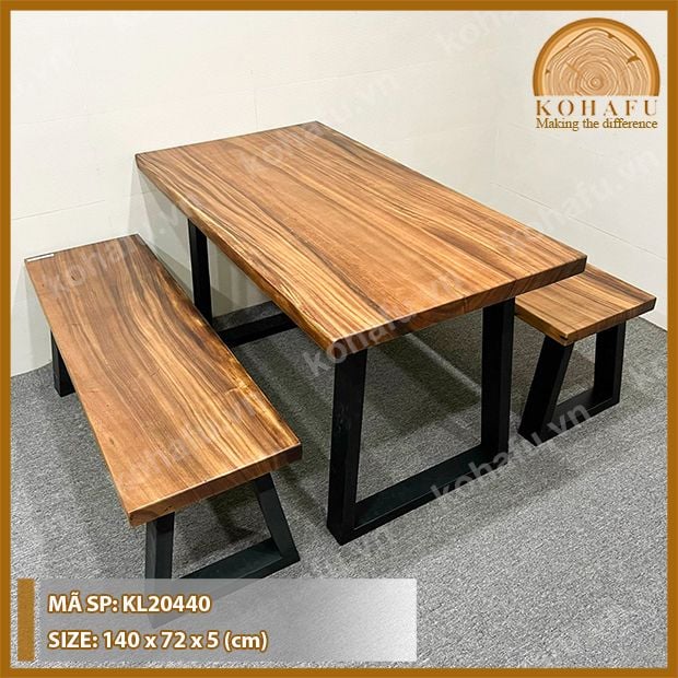 MẶT BÀN DÀI GỖ ME TÂY KL20440
