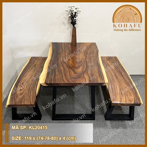MẶT BÀN DÀI GỖ ME TÂY KL20415