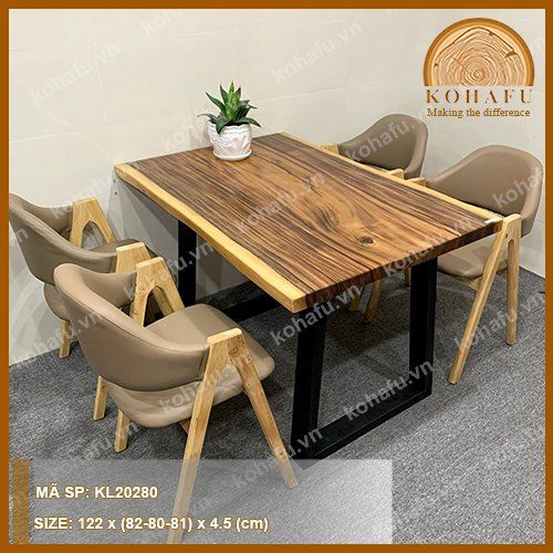 MẶT BÀN DÀI GỖ ME TÂY KL20280
