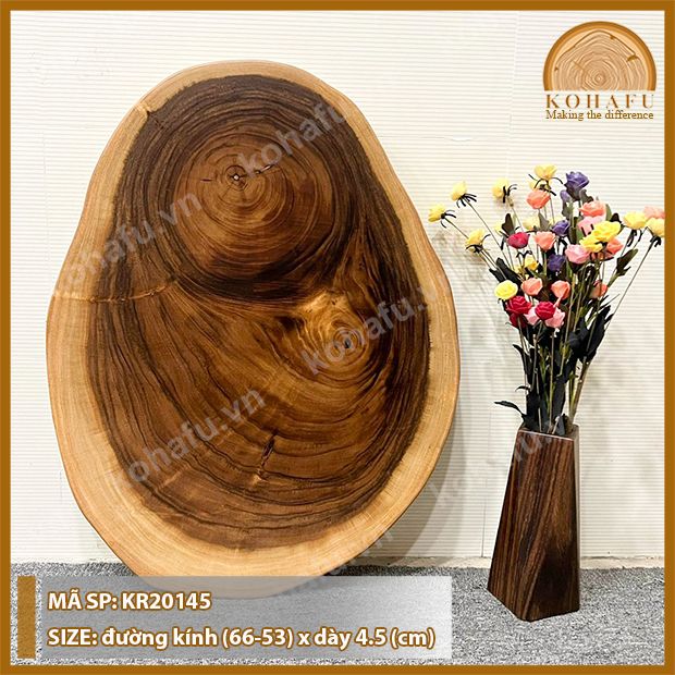 MẶT BÀN TRÒN GỖ ME TÂY KR20145