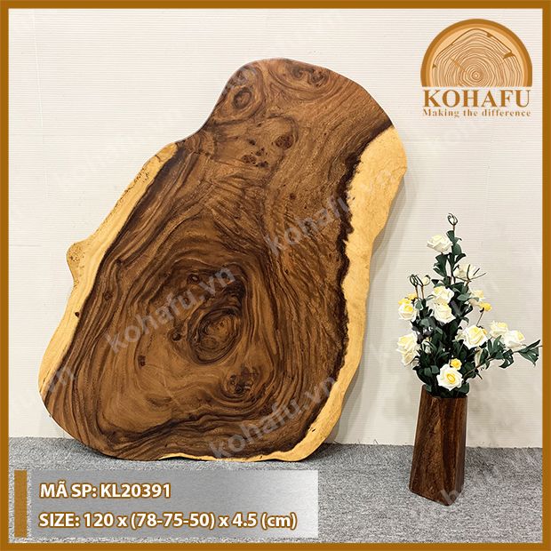 MẶT BÀN DÀI GỖ ME TÂY KL20391