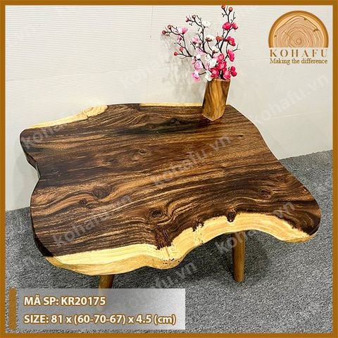 MẶT BÀN TRÒN GỖ ME TÂY KR20175