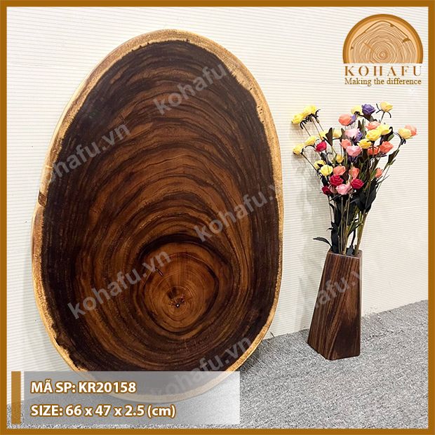 MẶT BÀN TRÒN GỖ ME TÂY KR20158