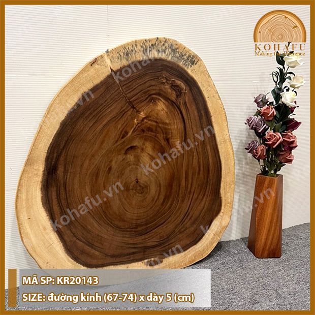 MẶT BÀN TRÒN GỖ ME TÂY KR20143