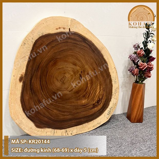 MẶT BÀN TRÒN GỖ ME TÂY KR20144