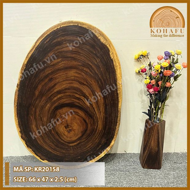 MẶT BÀN TRÒN GỖ ME TÂY KR20158