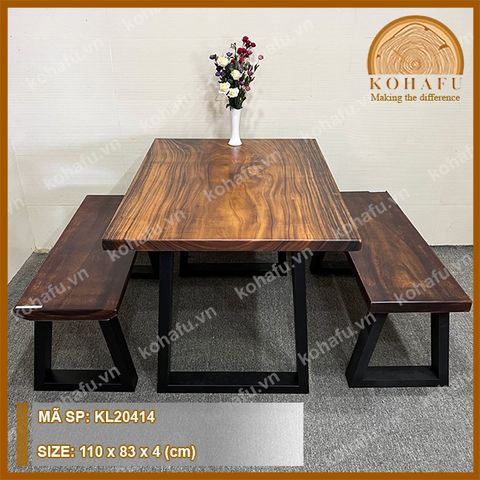 MẶT BÀN DÀI GỖ ME TÂY KL20414