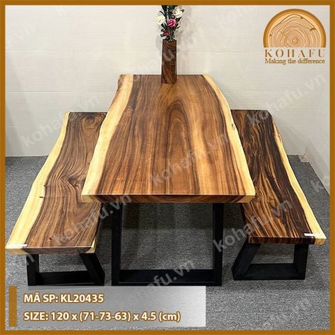 MẶT BÀN DÀI GỖ ME TÂY KL20435