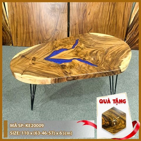 Mặt bàn tròn Epoxy KE20009