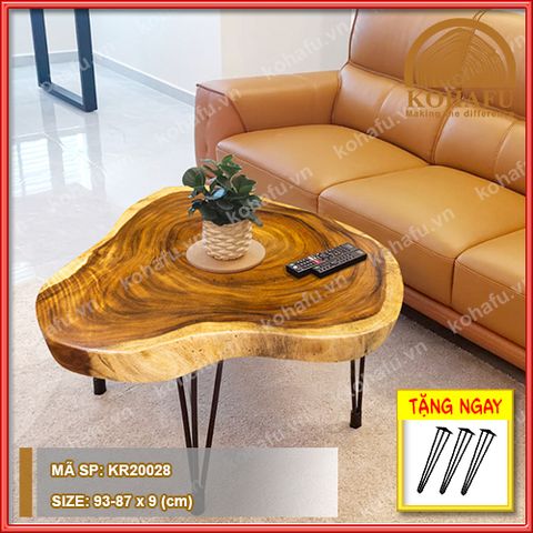 BÀN TRÒN GỖ ME TÂY KR20028
