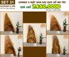 COMBO 5 MẶT BÀN DÀI CAFE GỖ ME TÂY KIỂU DÁNG TỰ NHIÊN - SET 31