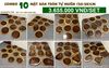 COMBO 10 MẶT BÀN TRÒN TỰ NHIÊN GỖ ME TÂY 50-59CM