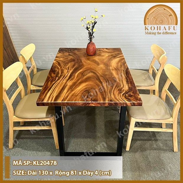MẶT BÀN DÀI GỖ ME TÂY KL20478