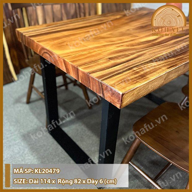 MẶT BÀN DÀI GỖ ME TÂY KL20479