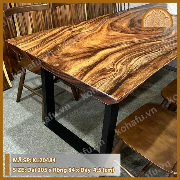 MẶT BÀN DÀI GỖ ME TÂY KL20484