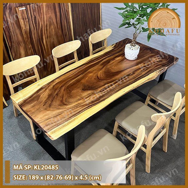 MẶT BÀN DÀI GỖ ME TÂY KL20485