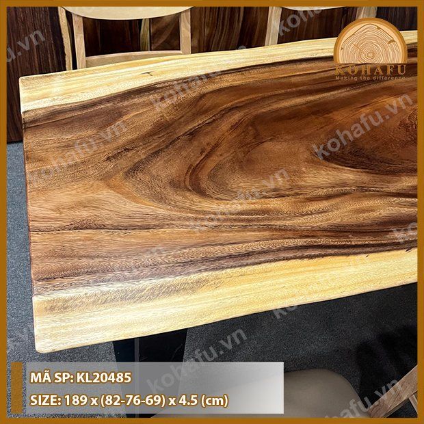 MẶT BÀN DÀI GỖ ME TÂY KL20485
