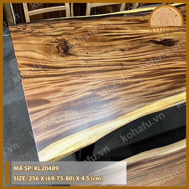 MẶT BÀN DÀI GỖ ME TÂY KL20489
