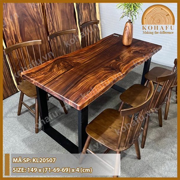 BỘ BÀN DÀI 6 GHẾ KL20507
