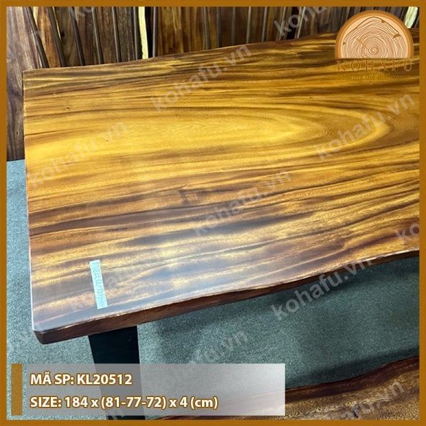 MẶT BÀN DÀI GỖ ME TÂY KL20512