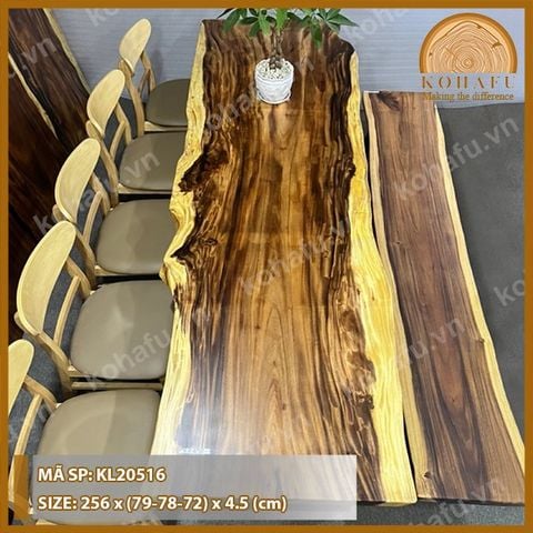 MẶT BÀN DÀI GỖ ME TÂY KL20516