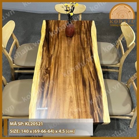 MẶT BÀN DÀI GỖ ME TÂY KL20521