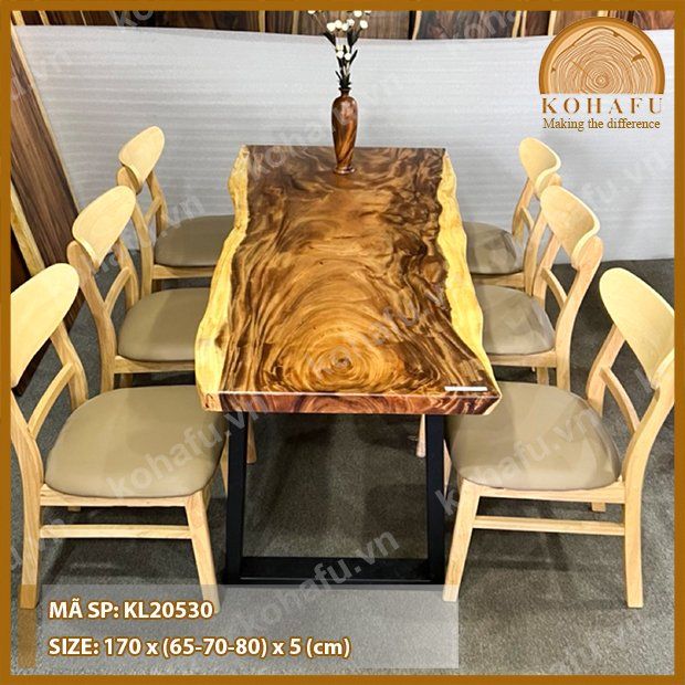 MẶT BÀN DÀI GỖ ME TÂY KL20530