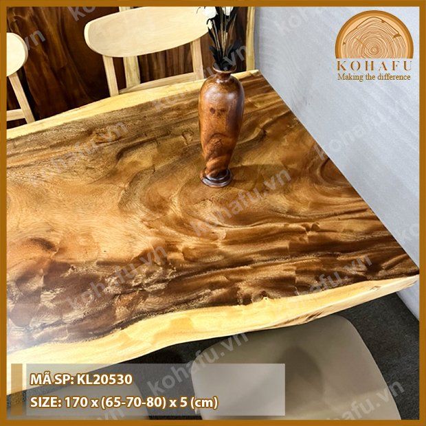 MẶT BÀN DÀI GỖ ME TÂY KL20530