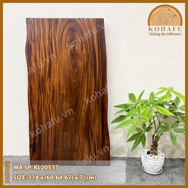 MẶT BÀN DÀI GỖ ME TÂY KL20537