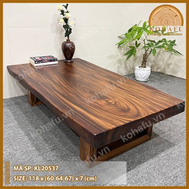 MẶT BÀN DÀI GỖ ME TÂY KL20537