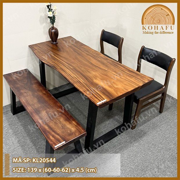MẶT BÀN DÀI GỖ ME TÂY KL20544