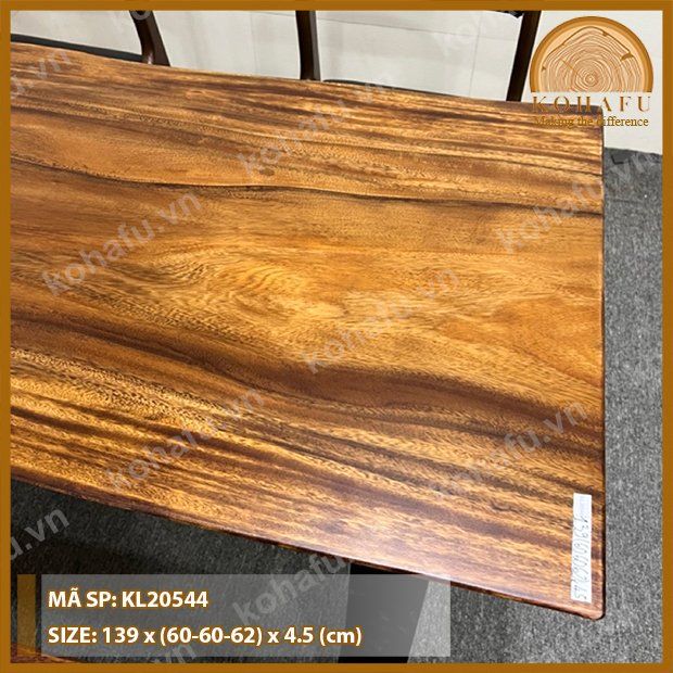 MẶT BÀN DÀI GỖ ME TÂY KL20544