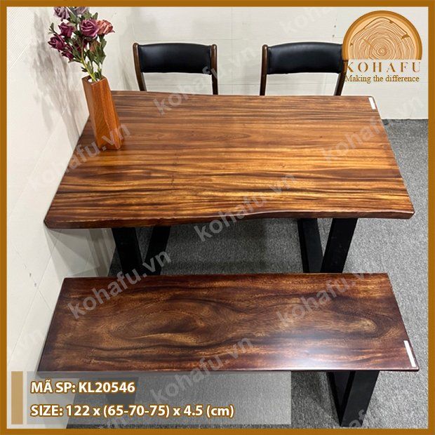 MẶT BÀN DÀI GỖ ME TÂY KL20546
