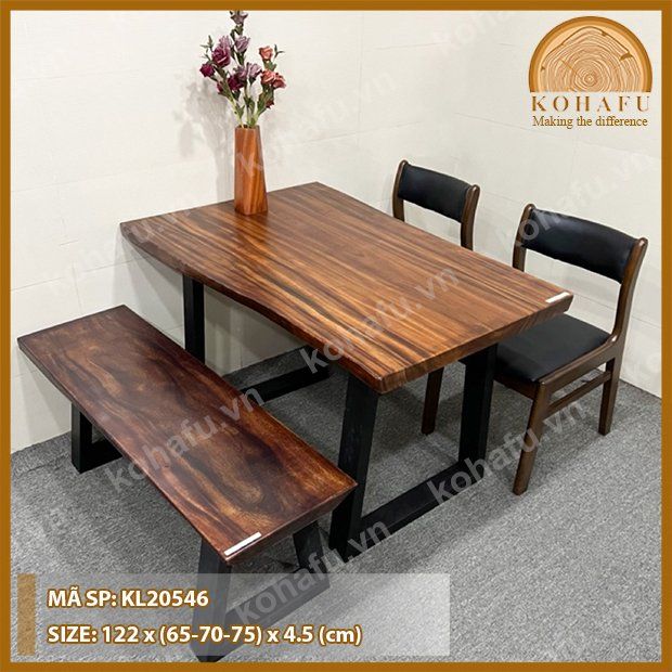 MẶT BÀN DÀI GỖ ME TÂY KL20546