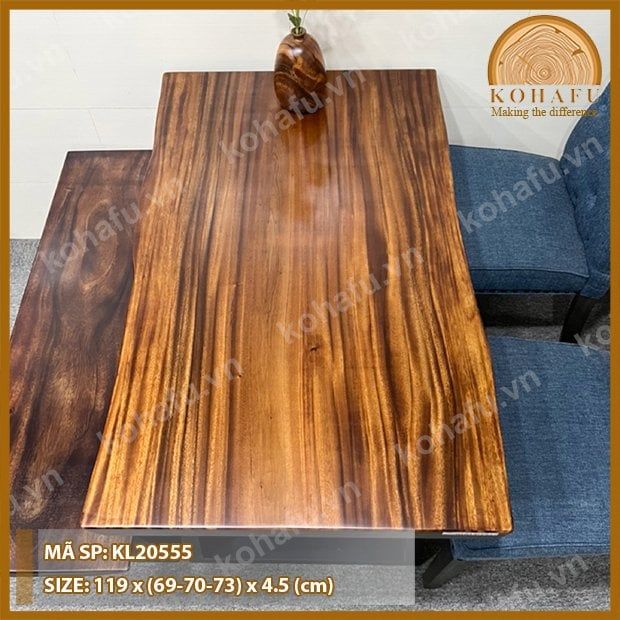 MẶT BÀN DÀI GỖ ME TÂY KL20555