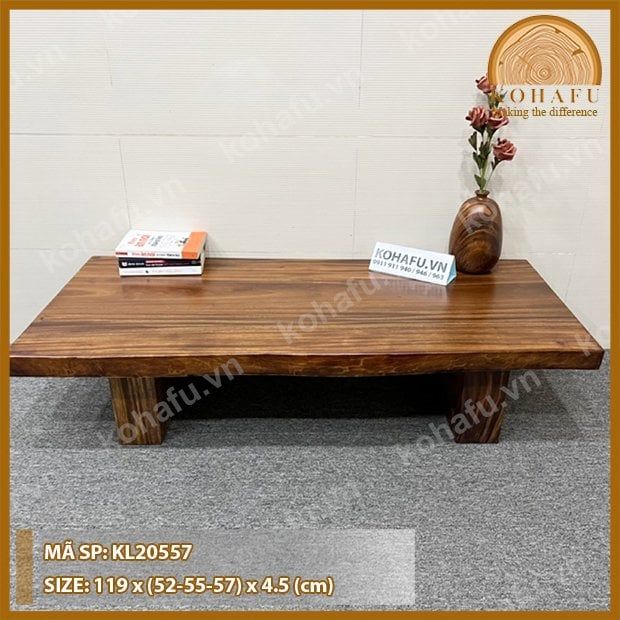MẶT BÀN DÀI GỖ ME TÂY KL20557