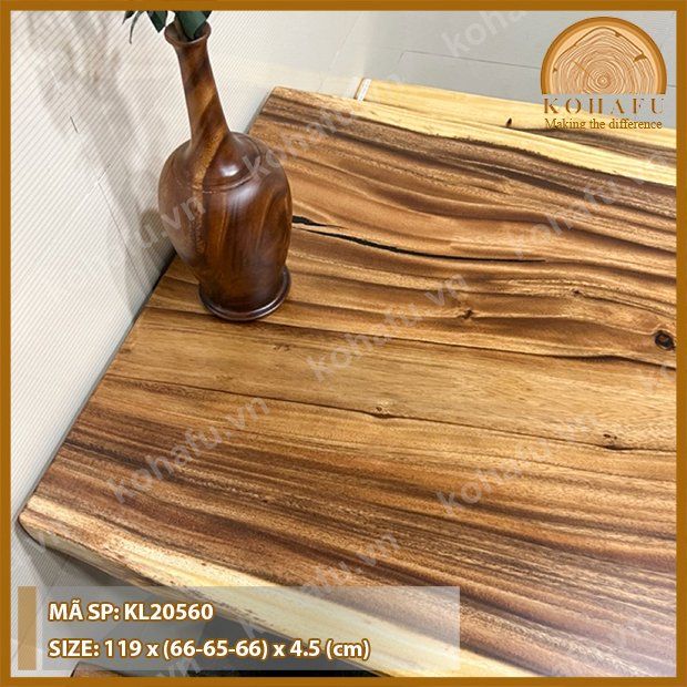 MẶT BÀN DÀI GỖ ME TÂY KL20560