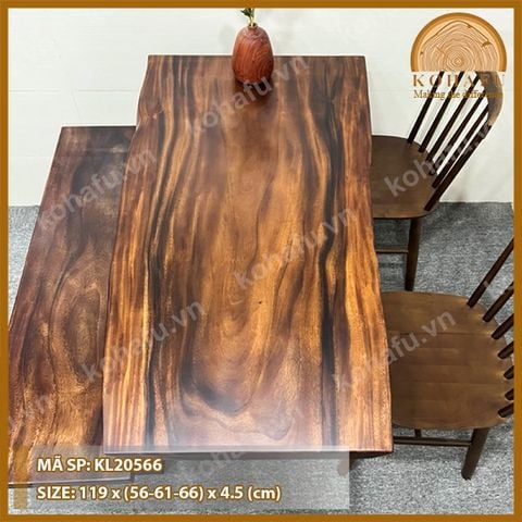 MẶT BÀN DÀI GỖ ME TÂY KL20566