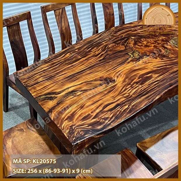 MẶT BÀN DÀI GỖ ME TÂY KL20575