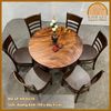 COMBO 5 MẶT BÀN TRÒN GỖ ME TÂY 100CM - SET 28