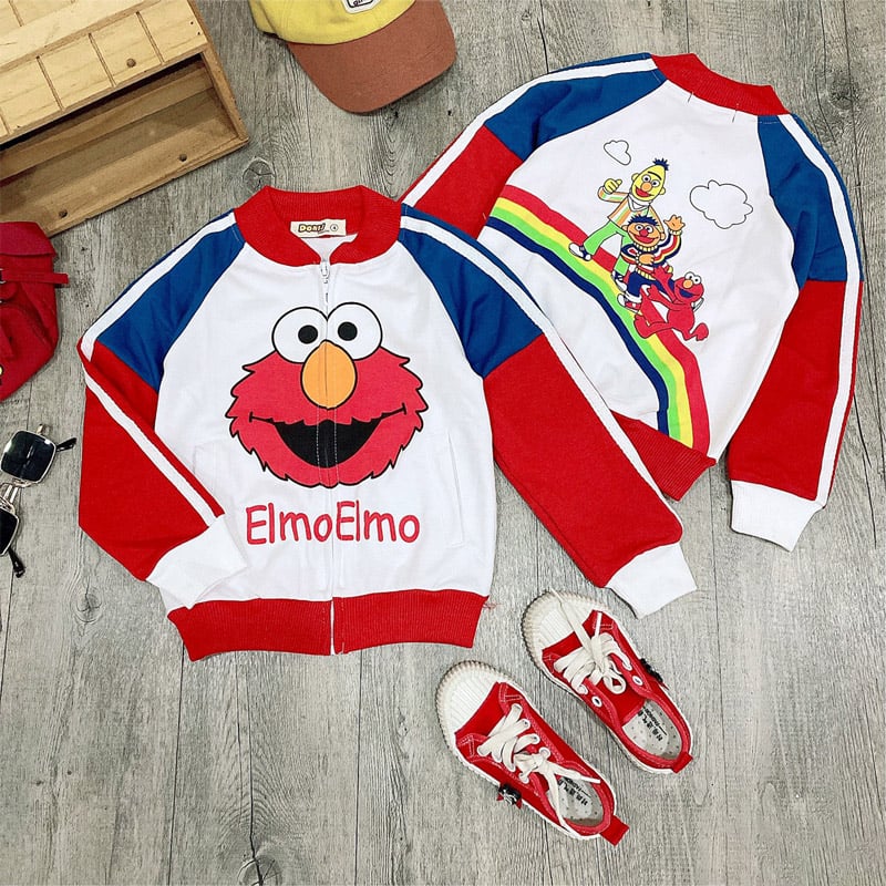 Áo khoác hoạt hình Elmo