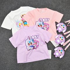 Áo thun bé gái Baby Three kèm túi