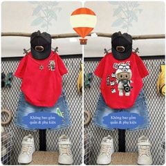 Áo thun bé trai Labubu 456